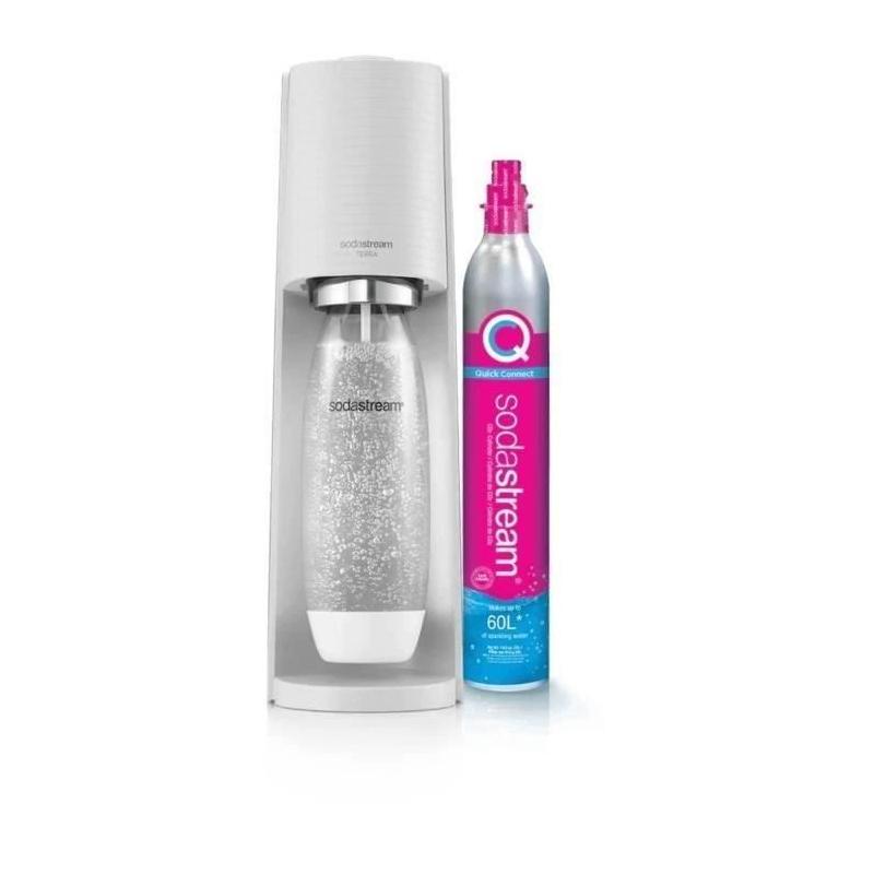 Machine à eau pétillante SODASTREAM - Terra Blanche - Recharge 60L