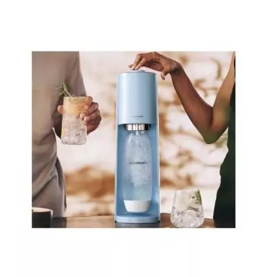 Machine à eau pétillante SODASTREAM - TERRA Bleu - Kit pratique