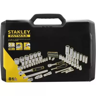 Ensemble de douilles Stanley FatMax - 81 pièces