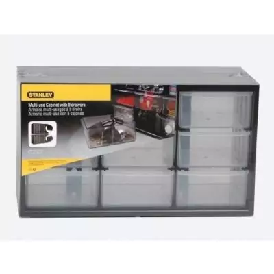 Casier de rangement STANLEY - 9 compartiements - Tout en ordre