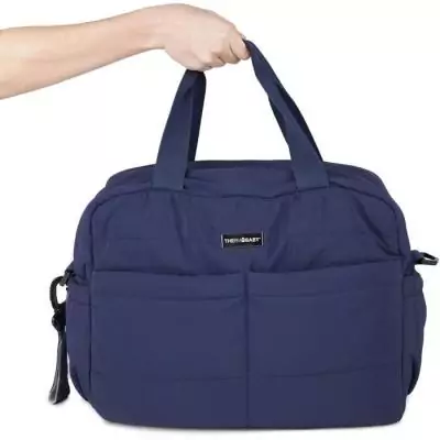 Sac à langer THERMOBABY PLUMEA - Bleu nuit - Pratique et élégant!