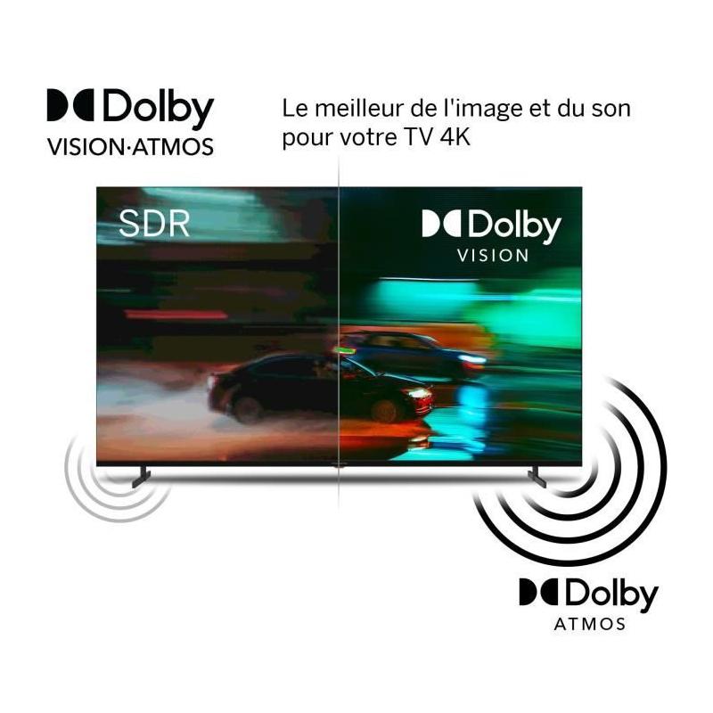 TV QLED Thomson Pro 100QG7S14 253 cm 4K UHD 2024 - Haute qualité d'image et design élégant