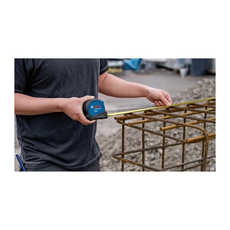 Ruban de mesure Bosch Professional 8m - Compact et précis