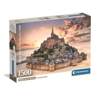 Puzzle 1500 pièces compact - Le Mont Saint-Michel