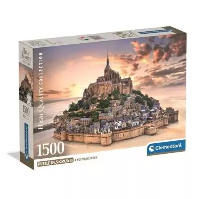 Puzzle 1500 pièces compact - Le Mont Saint-Michel