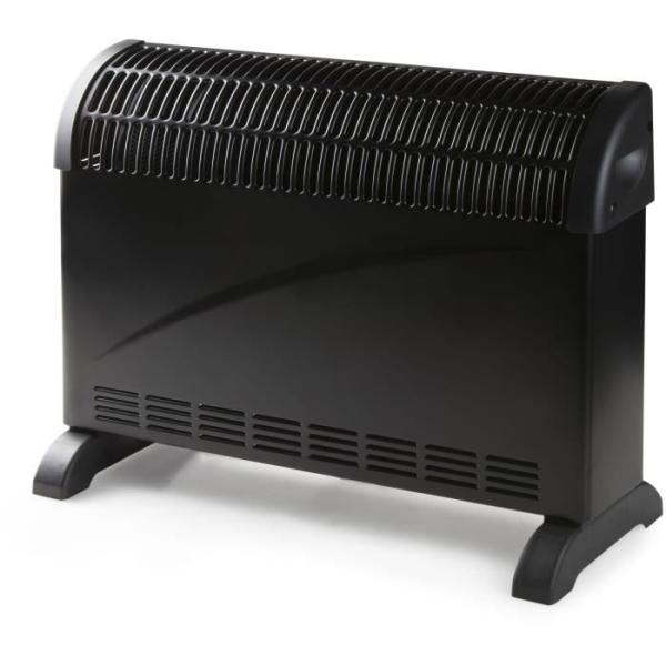 Convecteur de chauffage turbo - 2000 W - DOMO - DO7350CH - 52,5 x 38,8 x 19,5 cm - Noir
