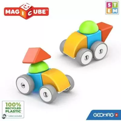 Découvrez les magnétiques GEOMAG - Magicube Véhicules!