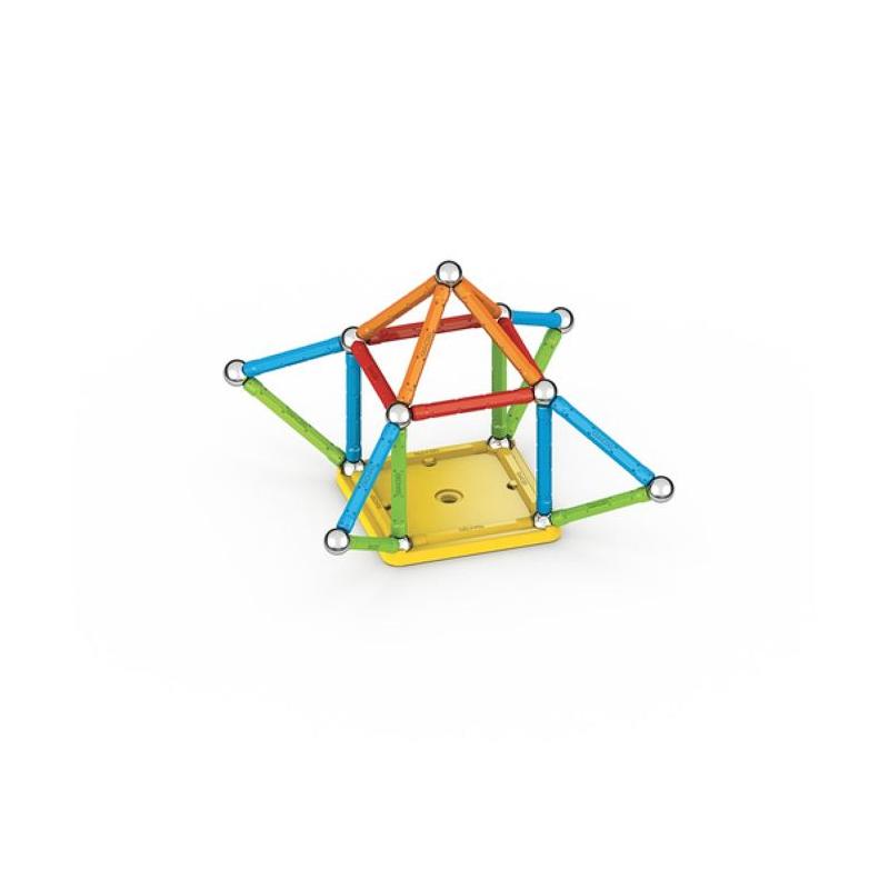 Assemble et crée avec Geomag Super Color Recycled 42 pièces!
