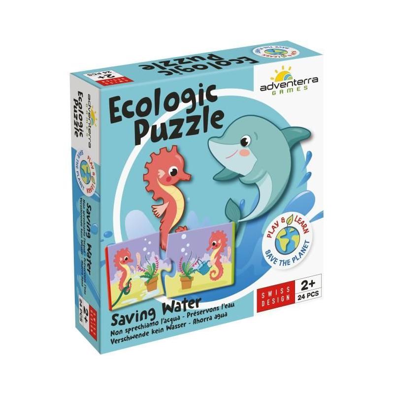 Jeux éducatifs GEOMAG Ecologic Puzzle Saving Water - Mini-puzzles éducatifs - Préservation de l'eau