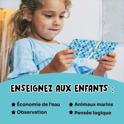 Jeux éducatifs GEOMAG Ecologic Puzzle Saving Water - Mini-puzzles éducatifs - Préservation de l'eau