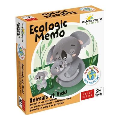Jeux éducatifs - GEOMAG - Ecologic Memo Animaux en voie de disparition