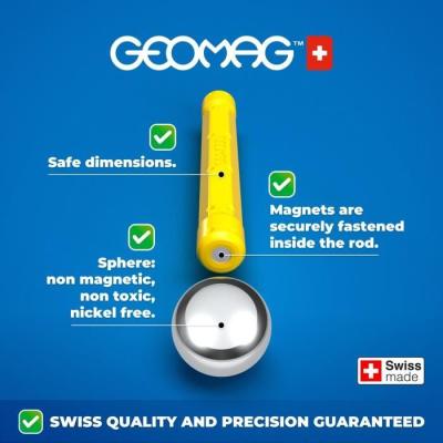 Coffret de Construction GEOMAG Glow Recycled - 42 Pièces Luminescentes