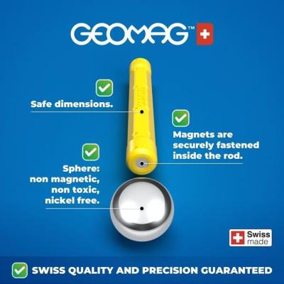 Coffret de construction GEOMAG Glitter Panels - 35 pièces