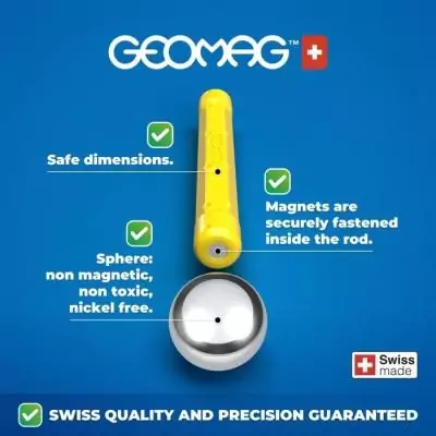 Construisez en 3D avec GEOMAG - Supercolor Panels Recycled 52 pièces