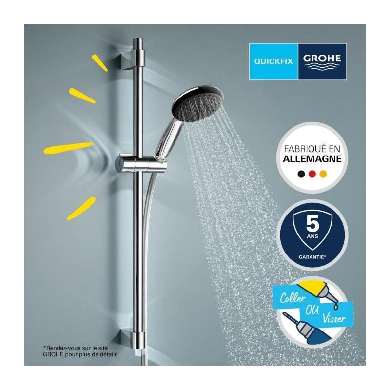 Ensemble de douche GROHE Vitalio Start 110 - Économie d'eau - Chrom