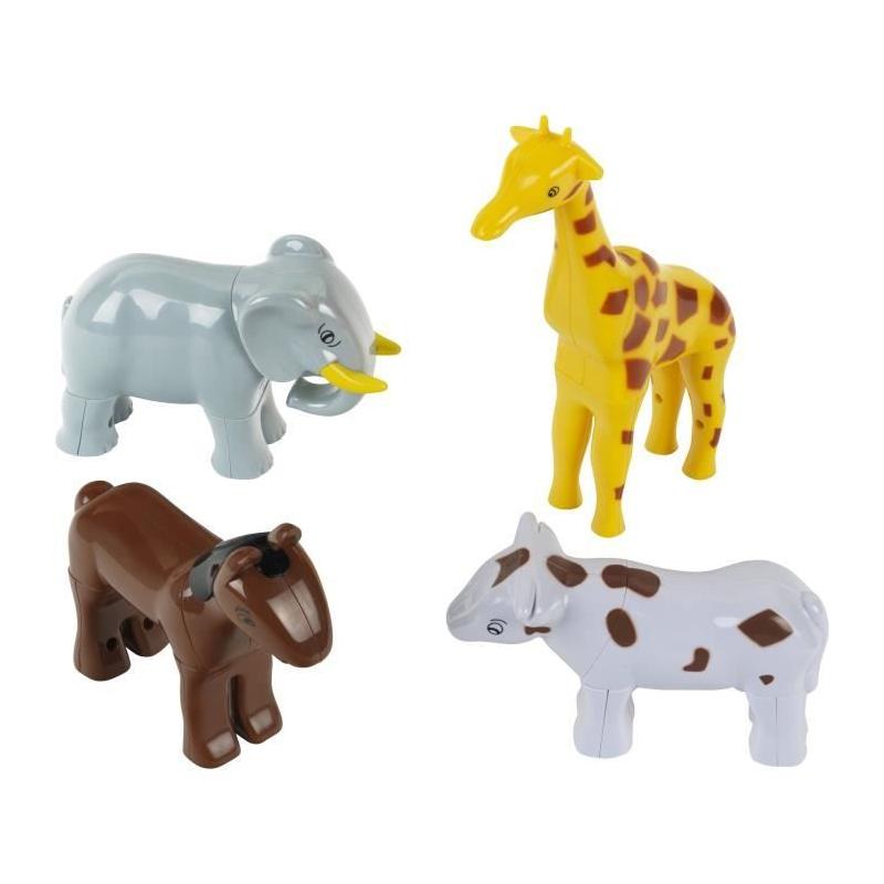 Puzzle magnétique Animaux drôles - KLEIN - 4 grands animaux - 16 pièces