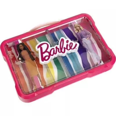 Mallette vitrine Barbie KLEIN - Parfaite pour ranger 6 poupées!