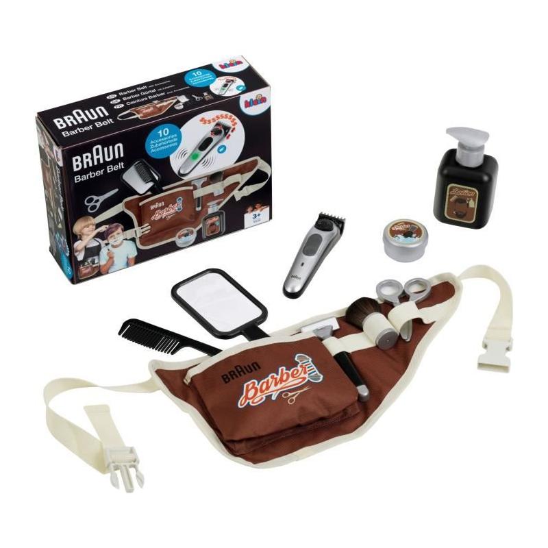 Ceinture de barbier KLEIN 5838 avec tondeuse électronique et accessoires