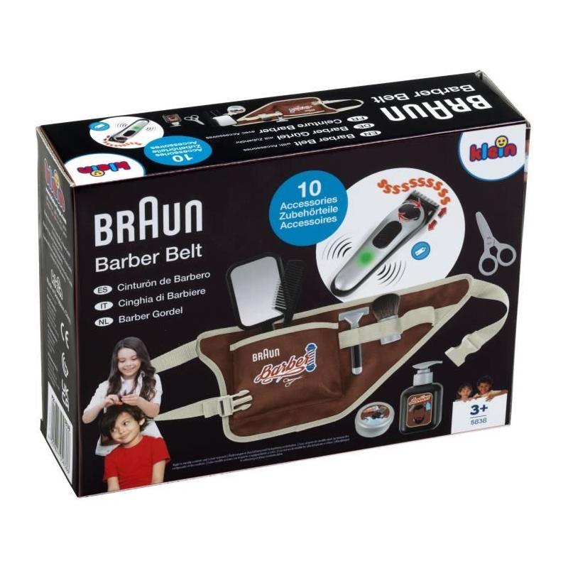Ceinture de barbier KLEIN 5838 avec tondeuse électronique et accessoires
