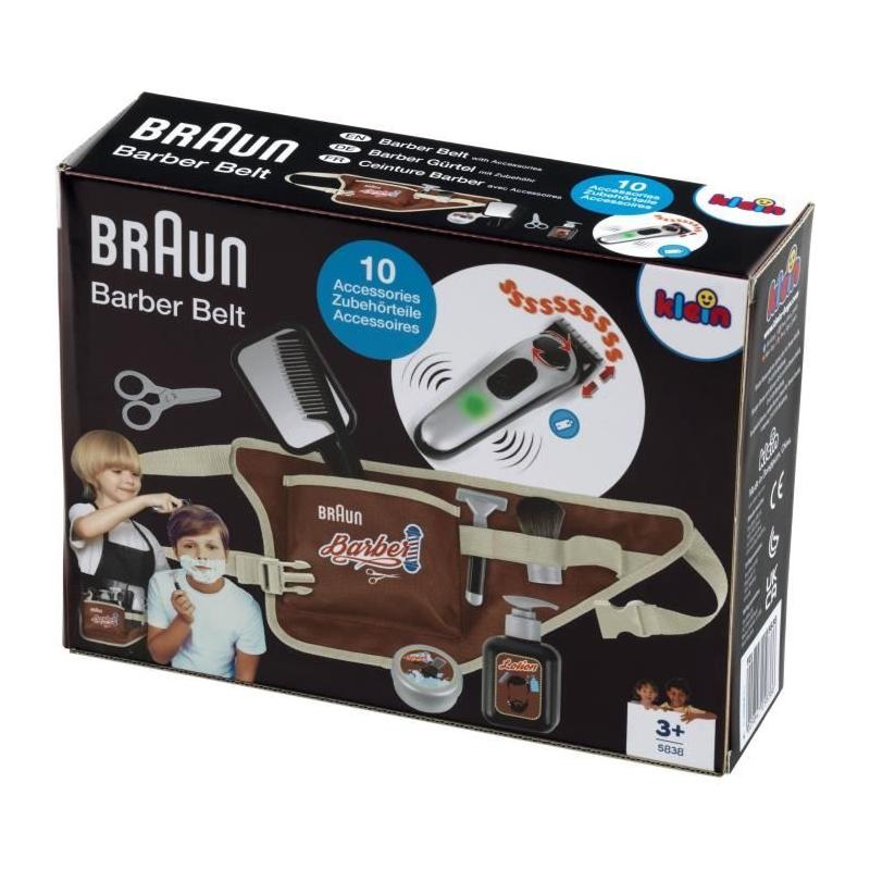 Ceinture de barbier KLEIN 5838 avec tondeuse électronique et accessoires