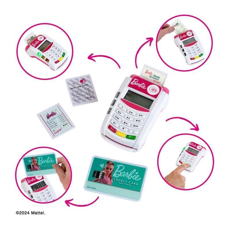 Terminal de paiement électronique Barbie - KLEIN - 7335 - Idéal pour les petits commerçants