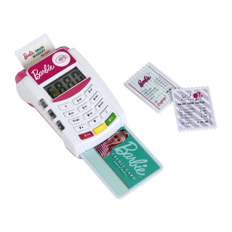 Terminal de paiement électronique Barbie - KLEIN - 7335 - Idéal pour les petits commerçants