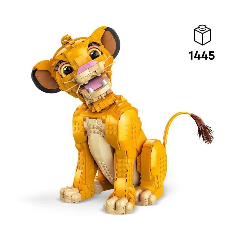 Figurine collector Simba, le jeune Roi lion LEGO Disney Classic