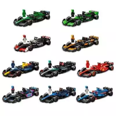 Lot de 10 écuries Formula 1 Speed Champions LEGO