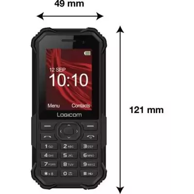 Téléphone Mobile LOGICOM XTREM 30 Noir - Compact et Performant