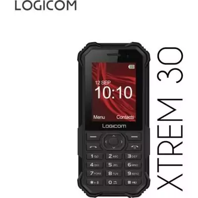 Téléphone Mobile LOGICOM XTREM 30 Noir - Compact et Performant