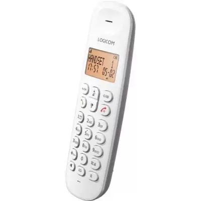 Téléphone fixe sans fil LOGICOM DECT ILOA 155T - Taupe - Avec répondeur Téléphone fixe sans fil LOGICOM DECT ILOA 155T - Taupe - Avec répondeur