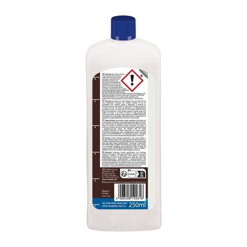 Détartrant cafetières filtres - MELITTA - 250 ml - Accessoires petit déjeuner