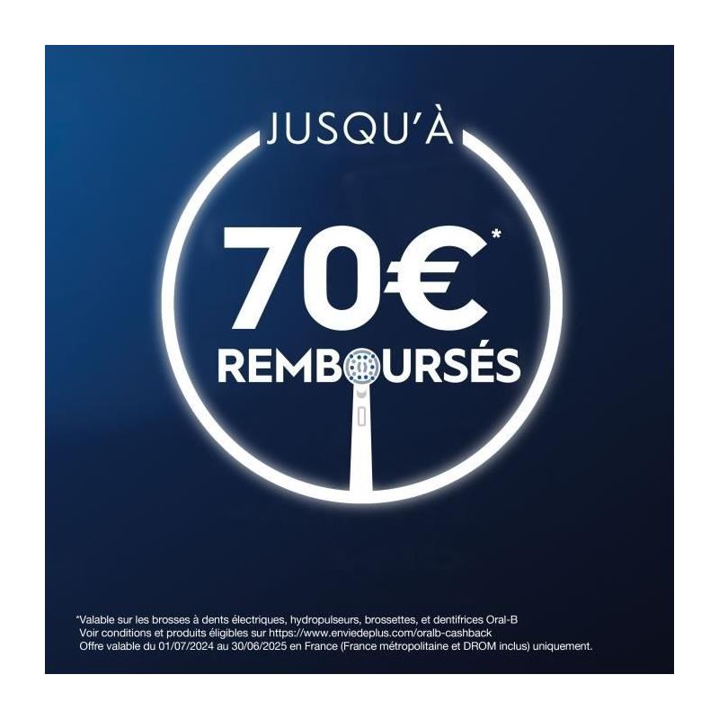 Brosse à dents électrique ORAL-B - iO5n Quite - Blanc + étui de voyage