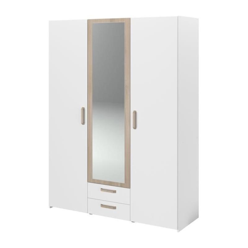 Armoire DREAM 3 portes blanche - Made in France