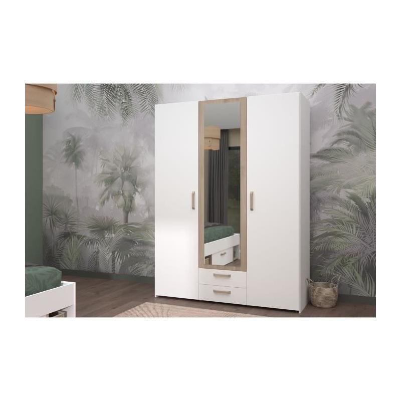 Armoire DREAM 3 portes blanche - Made in France