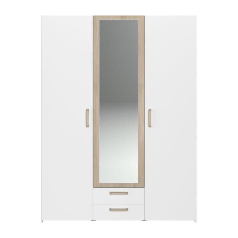 Armoire DREAM 3 portes blanche - Made in France