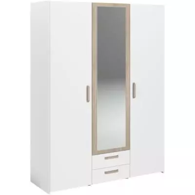 Armoire DREAM 3 portes blanche - Made in France Armoire DREAM 3 portes blanche - Made in France