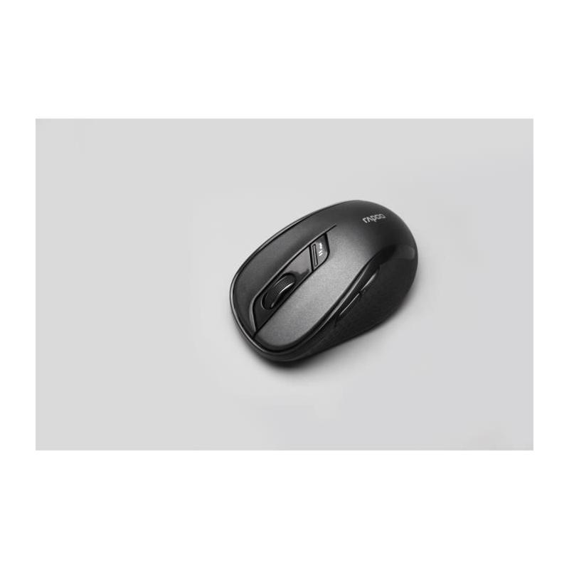 Souris sans fil Rapoo M500 Silent - Noir | Dimensions compactes