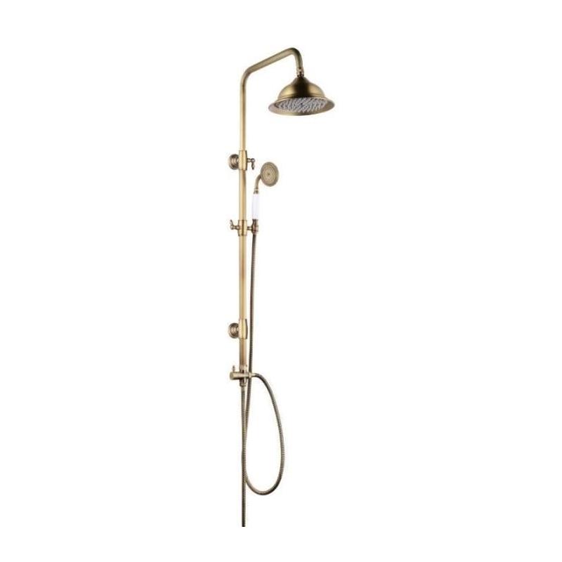 Colonne de douche rétro vieux bronze - 35x13x95 cm