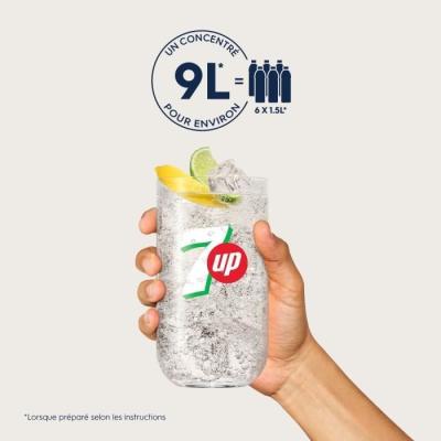 Concentrés SODASTREAM - 6 saveurs 7UP - Jusqu'à 54L - 440ml