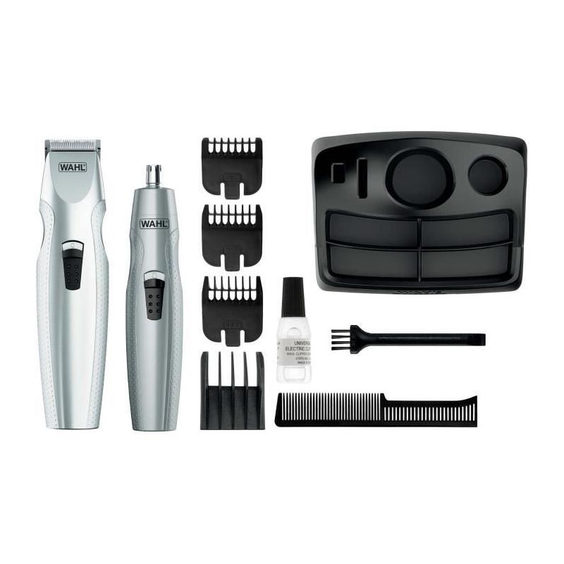 Tondeuse barbe WAHL Mustache & Beard avec tondeuse nez/oreilles