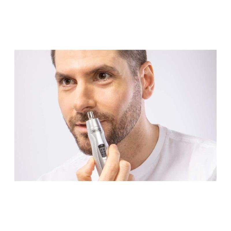 Tondeuse barbe WAHL Mustache & Beard avec tondeuse nez/oreilles