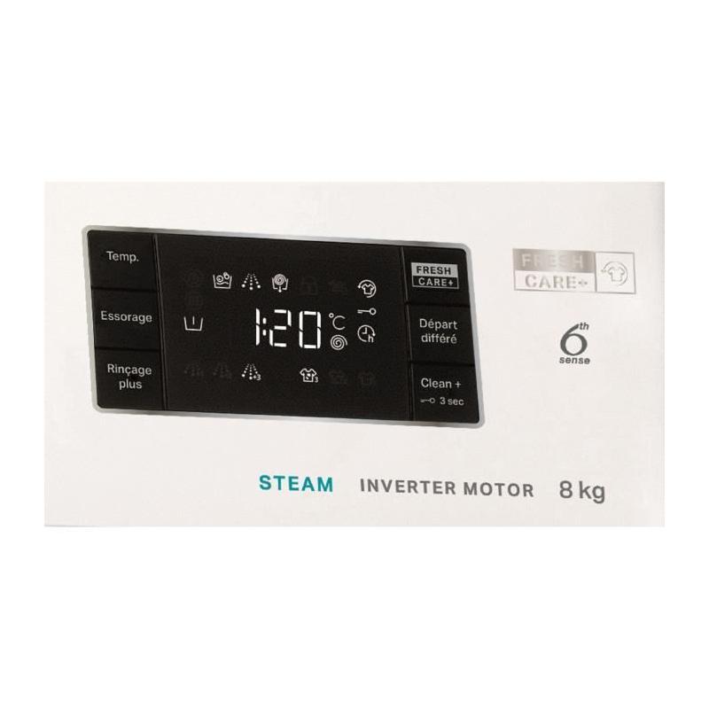Lave-linge hublot WHIRLPOOL FFBU8258VFR - 8 kg - Induction - Classe B