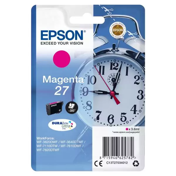 EPSON Cartouche d'encre T2703 Magenta - Réveil (C13T27034012)