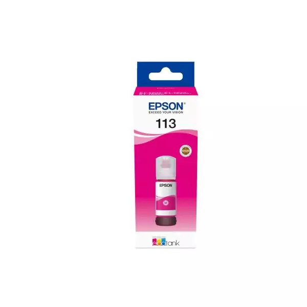 Cartouche d'encre - EPSON - 113 - Magenta - Pigment - Compatible EcoTank