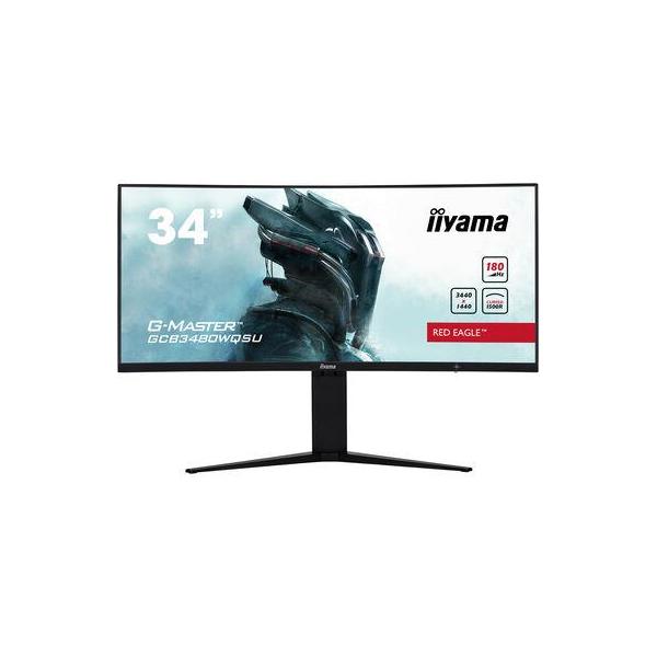 iiyama G-MASTER GCB3480WQSU-B1 écran plat de PC 86,4 cm (34") 3440 x 1440 pixels UltraWide Quad HD LCD Noir