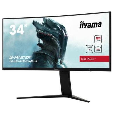 iiyama G-MASTER GCB3480WQSU-B1 écran plat de PC 86,4 cm (34") 3440 x 1440 pixels UltraWide Quad HD LCD Noir