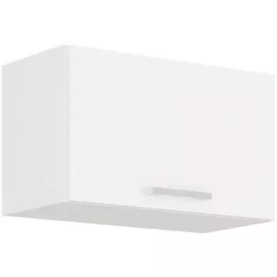 ATLAS Meuble hotte blanc pour cuisine - L60 x P31 x H72 cm