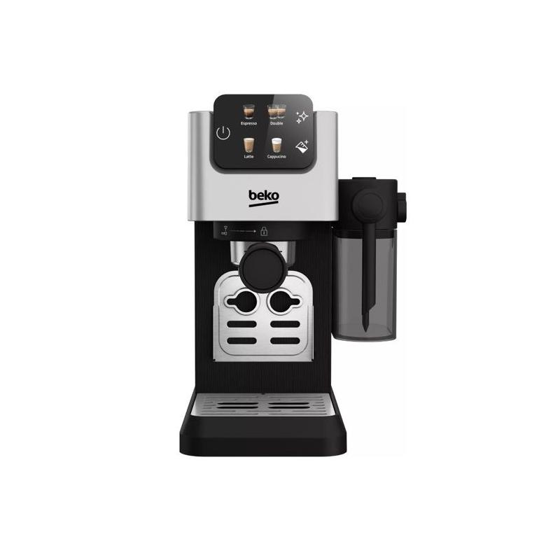 Machine expresso manuelle BEKO CEP5304X - Design Argenté, Puissante 1628W - Capacité 1,1L