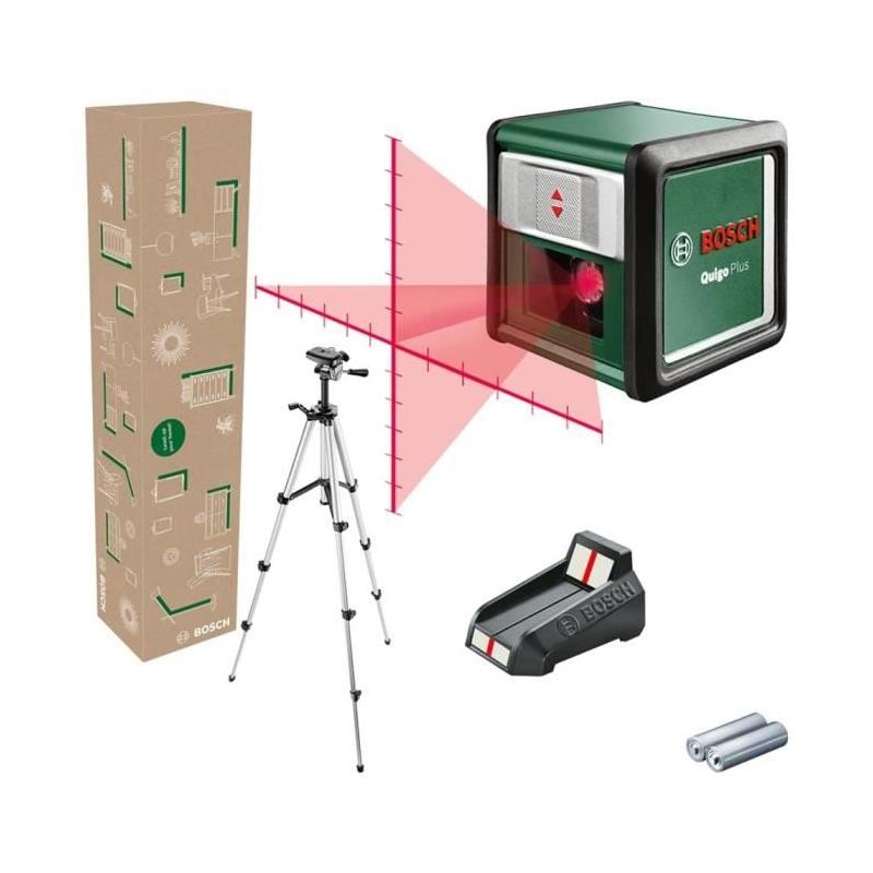 Mesurez avec précision avec le Laser ligne en croix Bosch Quigo+